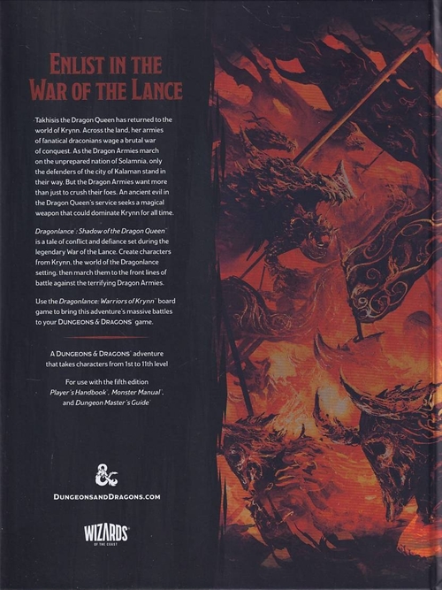 DnD 5e - Dragonlance Shadow of the Dragon Queen
